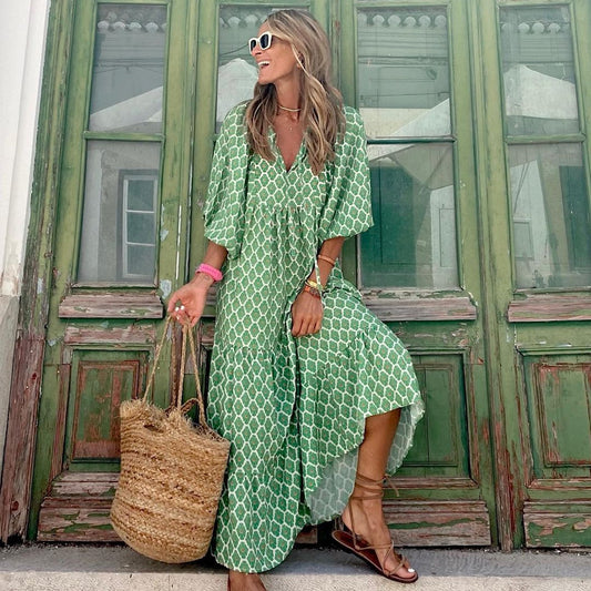 Vintage Bohemian Dress