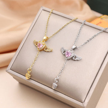 Bella Mila Cupid Heart Necklace