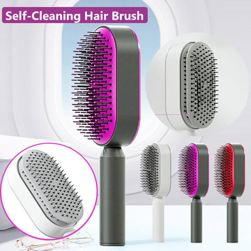 Bella Mila Self-Cleaning Hair Brush